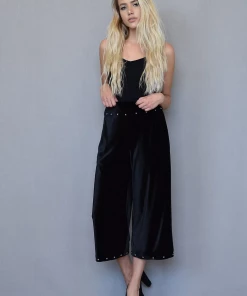 The Ranch House Silverado Studded Velvet Palazzo Pants Sale