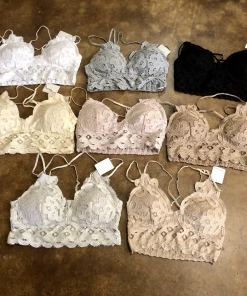 The Ranch House Women Lace Criss Cross Back Bralette