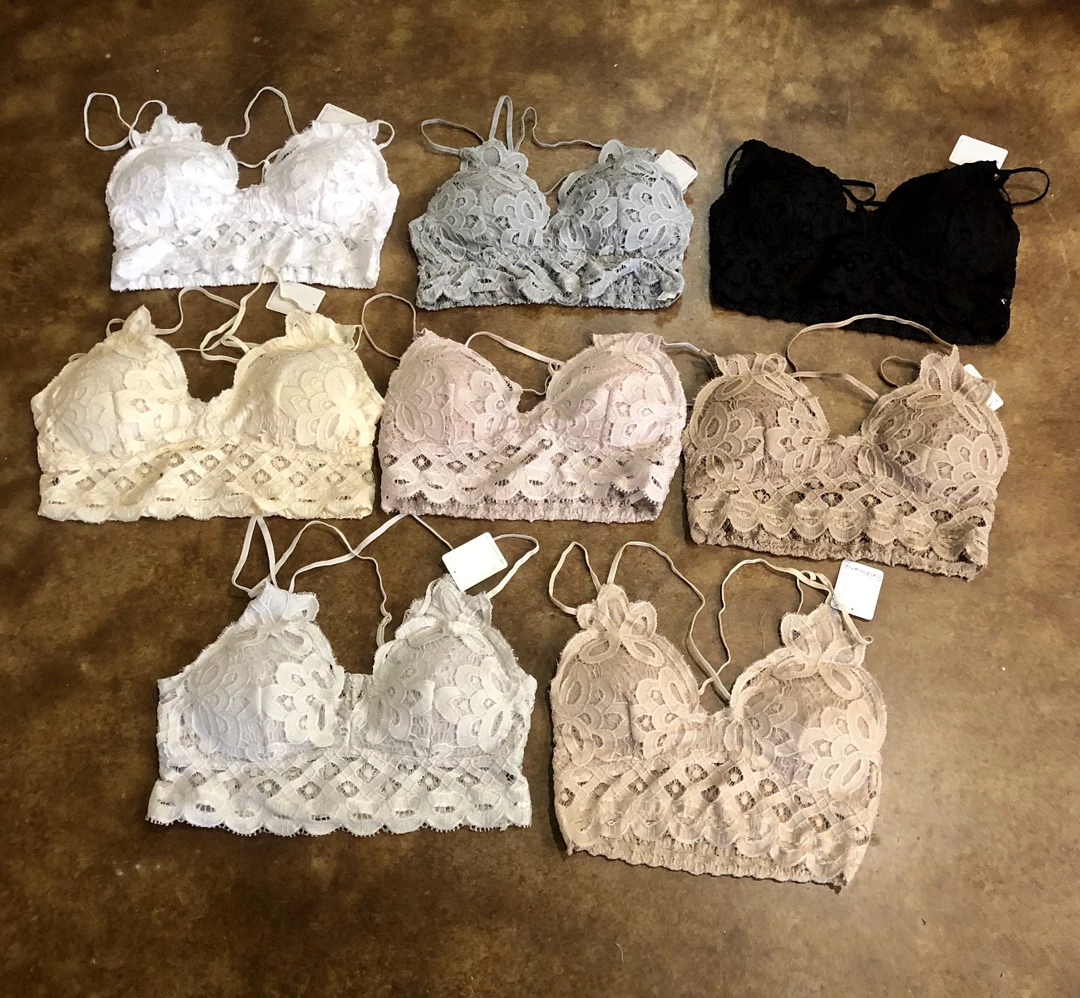 The Ranch House Women Lace Criss Cross Back Bralette 3 The Ranch House Women Lace Criss Cross Back Bralette