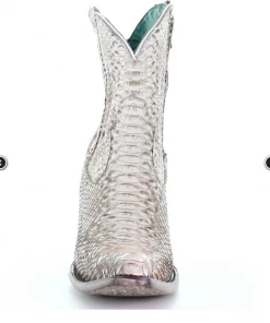 The Ranch House Corral Boots Corral Natural Ankle Boot