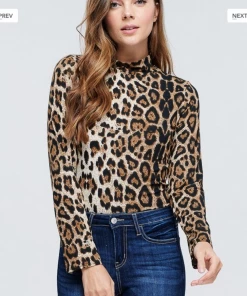 The Ranch House Wild Hearts Leopard Bodysuit