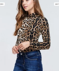 The Ranch House Wild Hearts Leopard Bodysuit