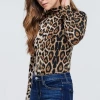 The Ranch House Wild Hearts Leopard Bodysuit