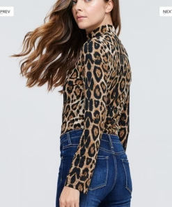 The Ranch House Wild Hearts Leopard Bodysuit