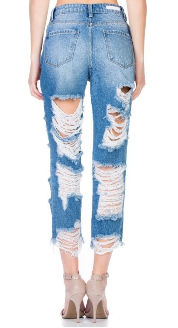 The Ranch House Women No Sensor Extreme Distressed Jeans 5 The Ranch House Women No Sensor Extreme Distressed Jeans