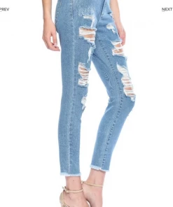 The Ranch House Bottoms The Darci Distressed Skinny Jeans