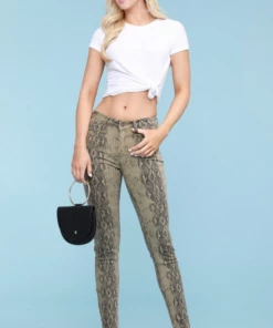 The Ranch House Slithering Snake Skinny Jeans