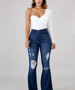 GJG Jordan Distressed Bell Bottoms Women