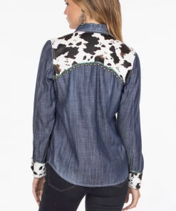 The Ranch House Double D Wow Cow Baby Workshirt