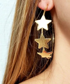 Sheila Fajl Silvina Star Hoop