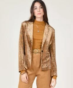 MOLLIE BRACKEN Sale Flower Power Velvet Blazer