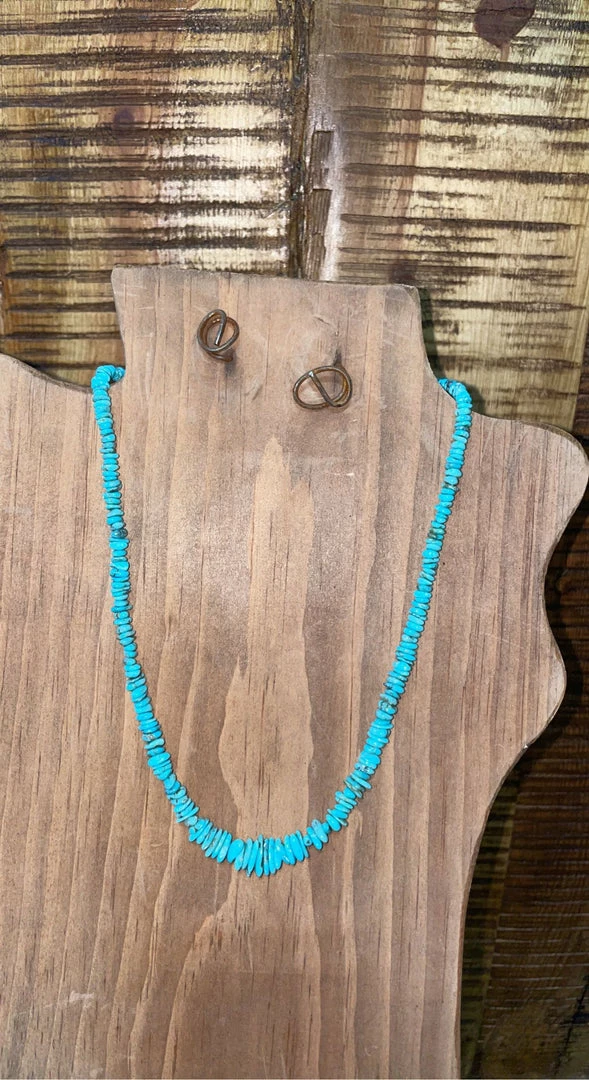 Sun West Accessories Cavewoman Turquoise Necklace 3 Sun West Accessories Cavewoman Turquoise Necklace