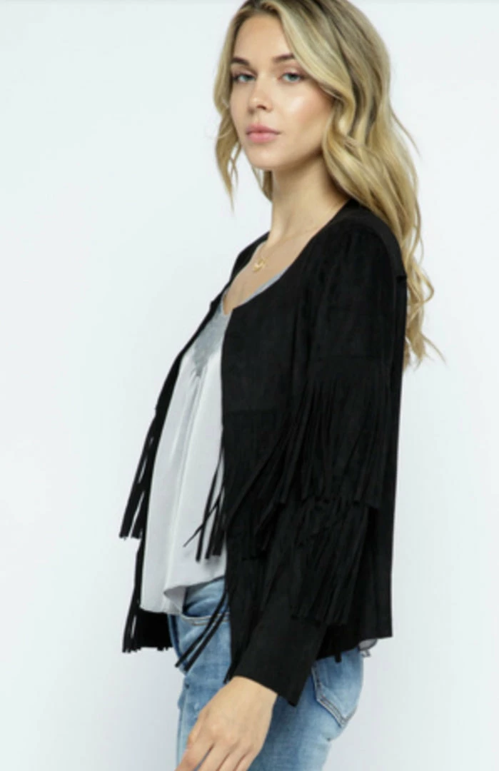 The Ranch House Saddle Up Suede Fringe Blazer Sale 8 The Ranch House Saddle Up Suede Fringe Blazer Sale