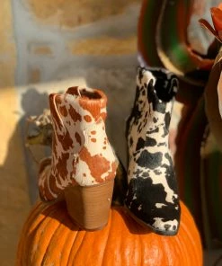 The Ranch House Shoes Bonnie Cow Booties