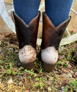 The Ranch House Corral Hair & Conchos Ankle Boot Collections