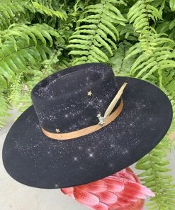Atwood Hat Company AHC Spacey Casey Gold Feather Hat