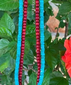 The Ranch House Accessories Ruby Slipper Coral Choker 7 The Ranch House Accessories Ruby Slipper Coral Choker