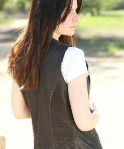 The Ranch House Women Wild Wild West Tooled Vest