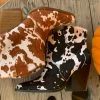 The Ranch House Shoes Bonnie Cow Booties