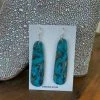 The Ranch House Starry Night Turquoise Slabs Earrings Accessories