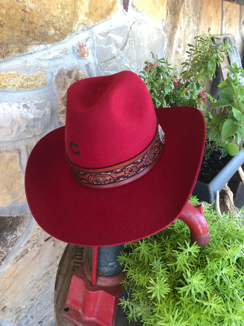 The Ranch House Charlie 1 Horse - Chief Hat In Red 4 The Ranch House Charlie 1 Horse - Chief Hat In Red