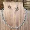 Sun West Accessories 14” Navajo Pearls Choker Necklace 1 Sun West Accessories 14” Navajo Pearls Choker Necklace