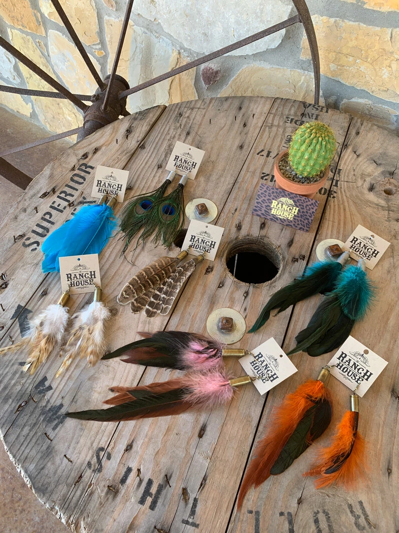 The Ranch House XL Feather Earrings 4 The Ranch House XL Feather Earrings