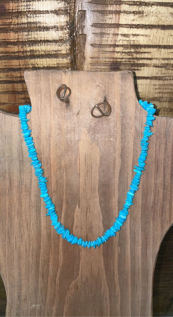 Rio Grande Ocean Turquoise Necklace 3 Rio Grande Ocean Turquoise Necklace