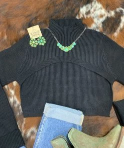 Lelis Bareback Baby Cropped Sweater Women