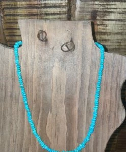 Sun West Accessories Turq Turquoise Necklace