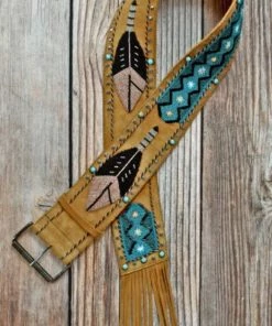 The Ranch House Tasha Polizzi Maiden Belt In Color Sand Collections