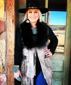 The Ranch House Double D Ranch Buckskin Artifacts Vest