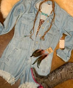 The Ranch House Bow Tie Leather Wrap Necklace Jewelry