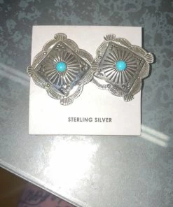 Rio Grande Accessories Square Turq Earrings