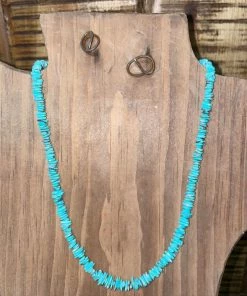 Sun West Accessories Cavewoman Turquoise Necklace