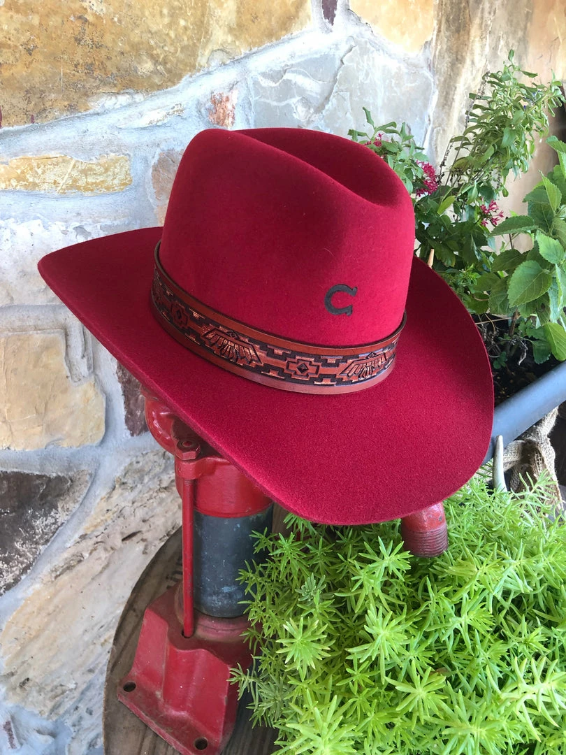 The Ranch House Charlie 1 Horse - Chief Hat In Red 3 The Ranch House Charlie 1 Horse - Chief Hat In Red