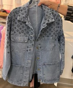 Helen's Heart Women LV Inspired Denim Jackets