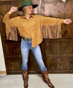 Jodifl Sale Per-Suede Me To Shake It Shacket