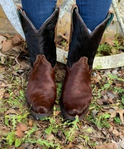 The Ranch House Corral Hair & Conchos Ankle Boot Collections