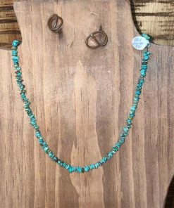 The Ranch House Little Dark Turquoise Necklace
