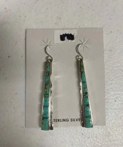 The Ranch House Jewelry Turquoise Pyramid Earrings