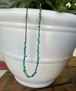 The Ranch House Turquoise Spike Necklace