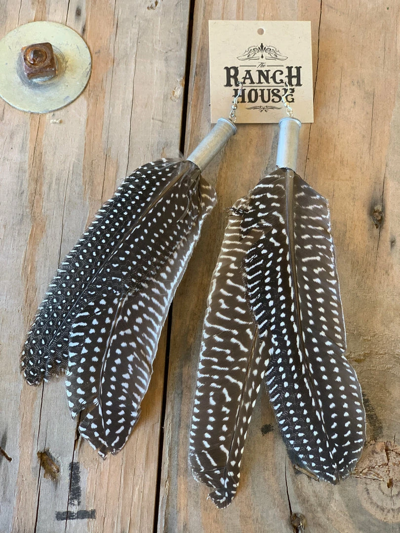 The Ranch House XL Feather Earrings 3 The Ranch House XL Feather Earrings