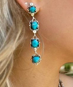 Rio Grande Accessories Pretty Little Things Turquoise Drop Earrings