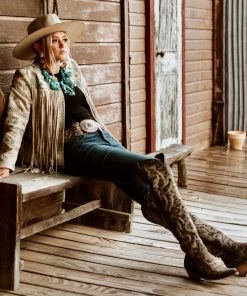 The Ranch House Scully Lady May Fringe Jacket Outerwear