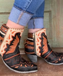 Old Gringo Eagle Flight Bootie - Black Collections