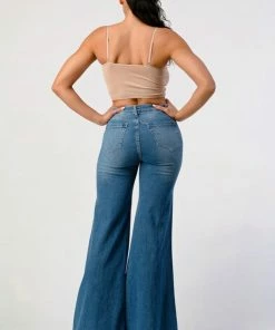 UNIQ INC Jodi High Rise Mega Flares Women