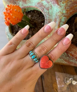 The Ranch House Queen Of Hearts Turquoise/Silver