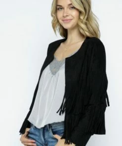 The Ranch House Saddle Up Suede Fringe Blazer Sale 15 The Ranch House Saddle Up Suede Fringe Blazer Sale