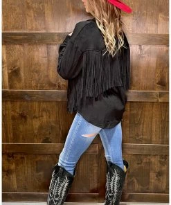 Jodifl Sale Per-Suede Me To Shake It Shacket